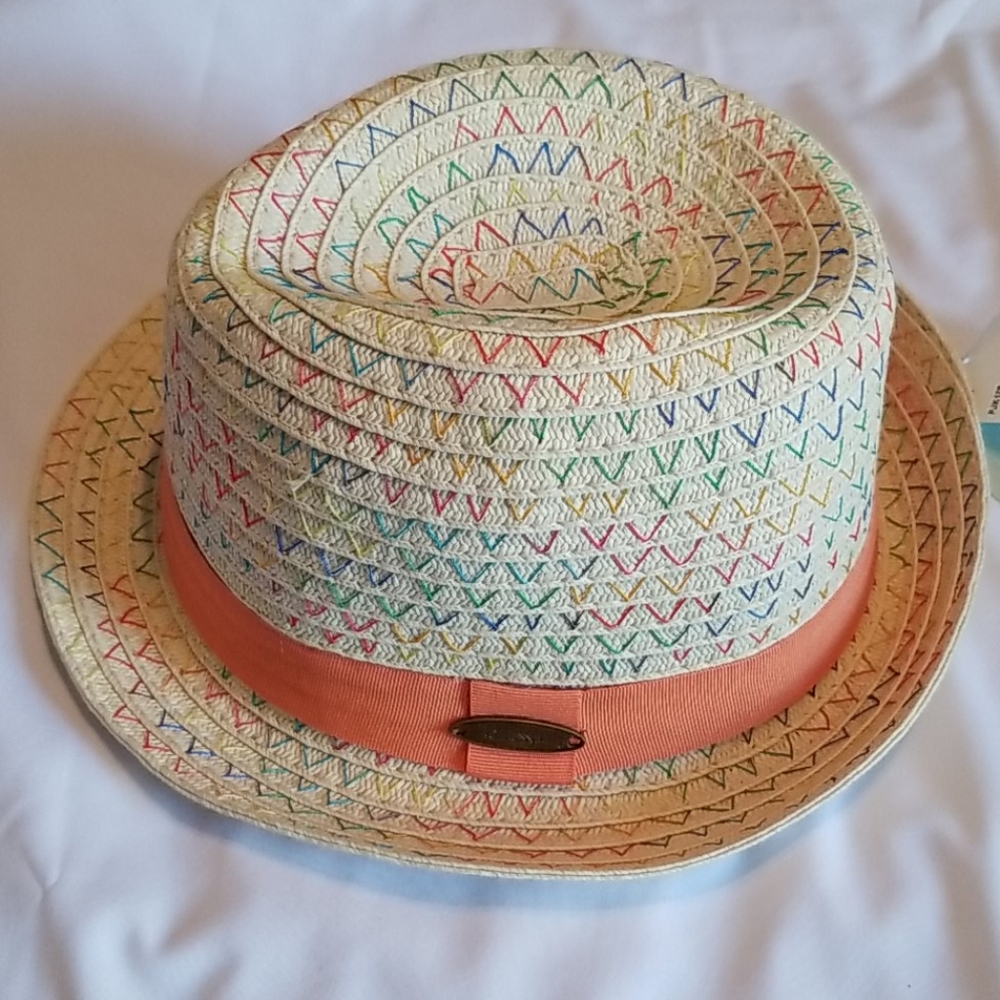 Panama jack Fedora!!!, soft orange strap!